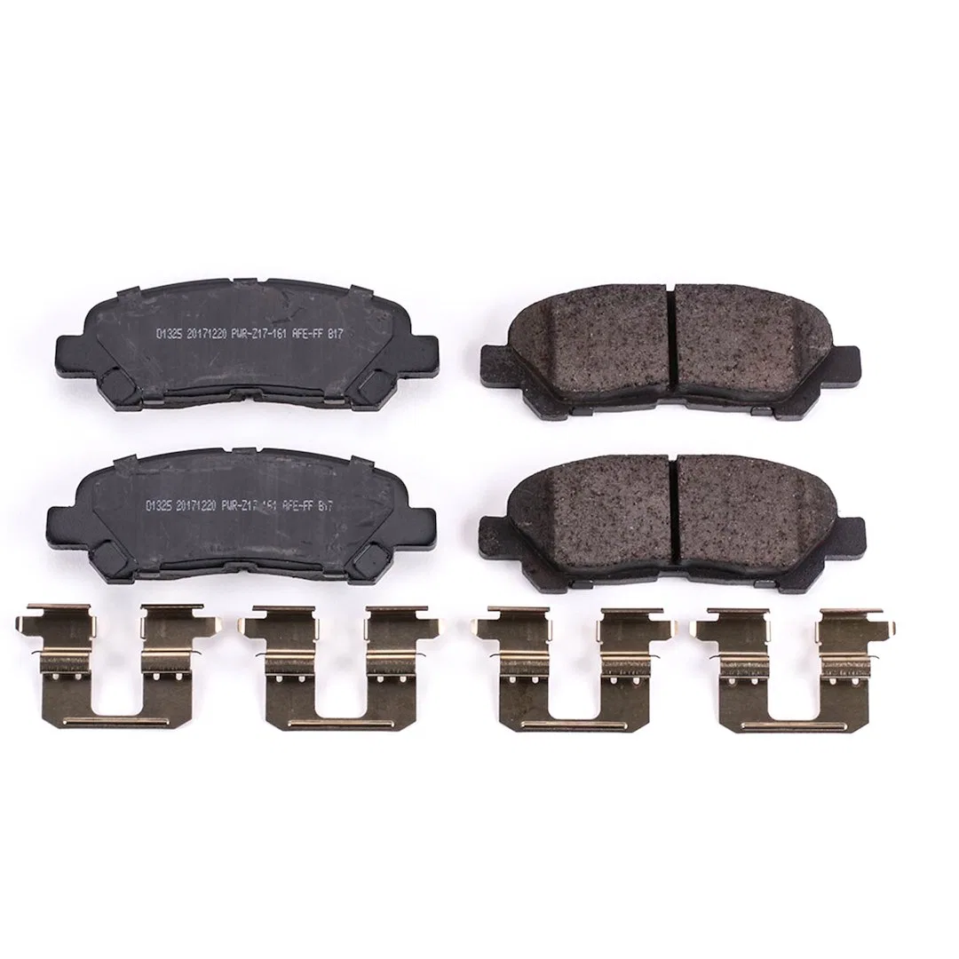 17-1325 – POWERSTOP Brake Pad, FMSI Number D1325 Ceramic Brake Pads Set Of 4 With Premium Stainless Steel Hardware